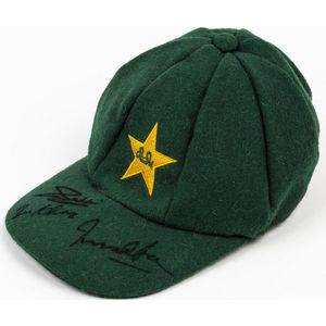 Test cap replica signed by Imran Khan, Mohsin Khan & Zaheer…