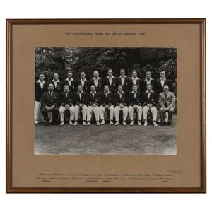 1948 Australian 'Invincibles' Tour Team Photograph - Sporting - Cricket ...