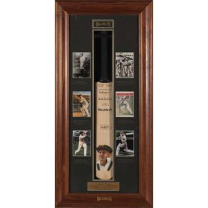 Australia: Attractive Bradman display comprising full size…
