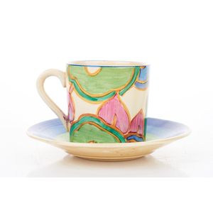 Clarice Cliff (England) cups & saucers/trios - price guide and values