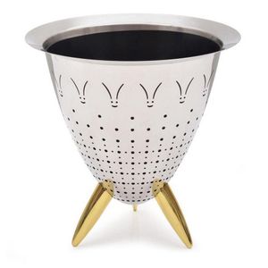 Philippe Starck 'Max Le Chinois' Colander for Alessi, polished…
