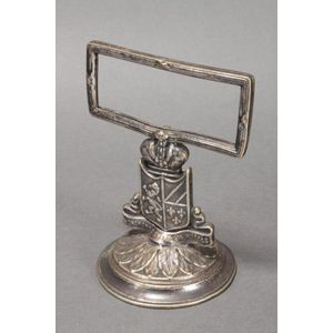 English silver plate menu holder, for Hong Kong & Shanghai…