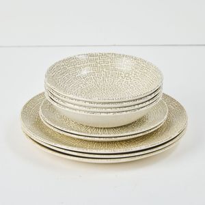 An assortment of Crown Lynn Yucatan crockery, comprising three&hellip;