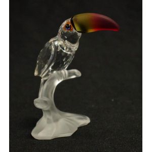 Swarovski Toucan Crystal Figurine - 8cm Height - European - Glass