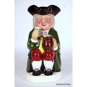 A Fielding's Crown Devon musical Toby jug, circa 1930s, playing…