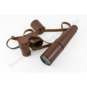 Dollond of London three draw brass telescope all with leather…