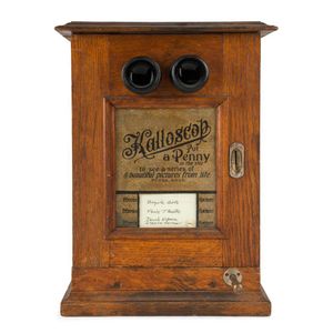 Kalloscop 'Put A Penny In The Slot' coin operated table top…