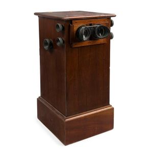Mattey (style) table top revolving stereoscopic viewer in…