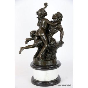 Nymph and Satyr: The Intoxication of Wine - Figures/Groups - Sculpture ...