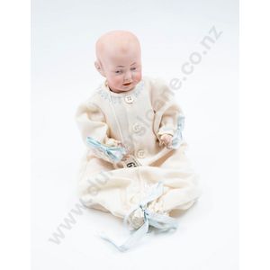 German bisque 'Kaiser' character baby doll, all painted…