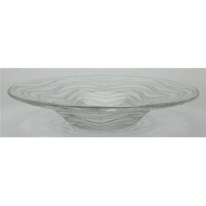 Rene Lalique 'Annecy' bowl with tapered edges with repeating&hellip;