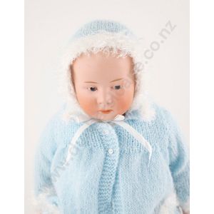 Gebruder Heubach bisque shoulder plate character doll, all…