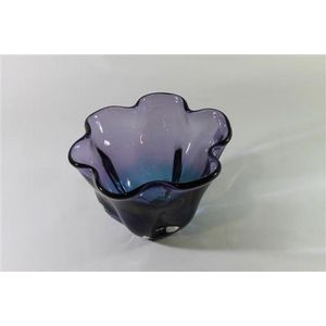 A Murano 'Seguso' blue and amethyst bowl original…