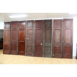 Eight (four pairs) Australian Colonial solid Cedar French doors.…