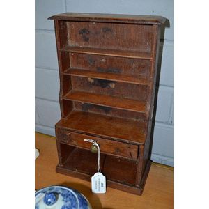 Miniature kitchen dresser with single drawer, approx 33 cm high,…