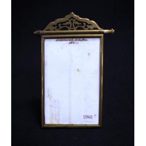 Victorian brass aide memoire decorative brass framed aide…