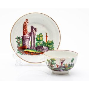 James Giles decorated 18th century Worcester porcelain - price
