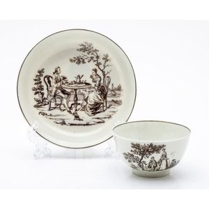 Worcester (England) tea bowls - price guide and values