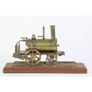 Vintage brass steam engine locomotive working model of a…