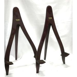 Two Hidraumodel, Spain EG23 mahogany guitar stands