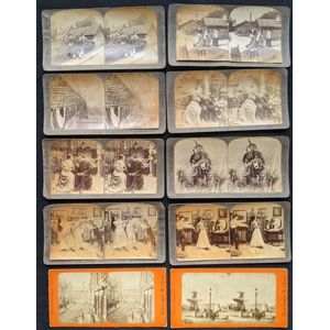 Indigenous free photo art copies included Details about   Stereoview cards 
