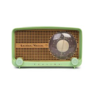 Healing Golden Voice green bakelite radio, 17 cm high, 28 cm…