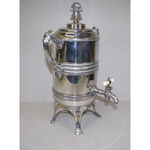 19th Century Regency Sheffield Silver Plated Tea Urn for sale at Pamono