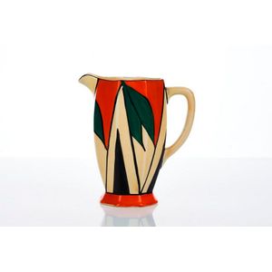 Clarice Cliff, Bizarre' Athens Jug, c. 1930, Double V'…