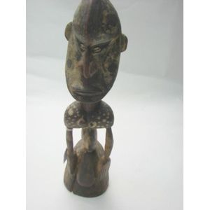 Sepik Ancestral Figure with Ochre Decoration - New Guinean - Tribal