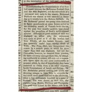 Newspaper Pages: Pages from 'The Argus', with reports of…