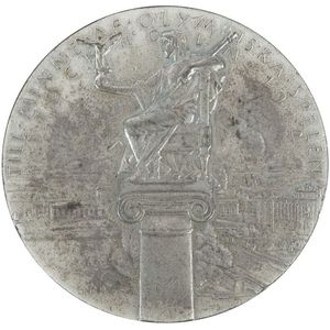 1912 Stockholm Olympics Participation Medal with Unique Design ...