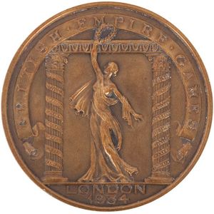 1934 2nd British Empire Games in London, Participation Medal…