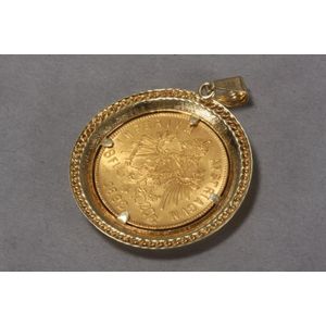 Austrian 1892 Franz Joseph I gold coin, .900 purity, 8 Florins/…