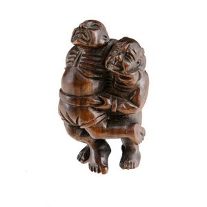 Ebisu Fishman Details about   QH016-6*3.5*3.5 CM Hand Carved Boxwood Carving 