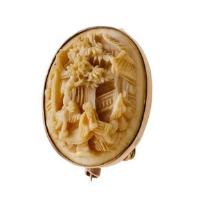 Ivory brooch deals