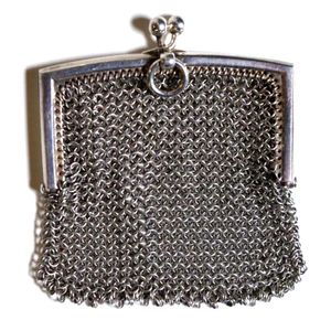 silver purse chain