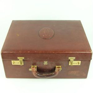 Cartier travel case having a sectioned intreior & two internal…