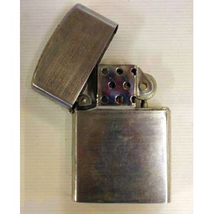 Large vintage Zippo style table lighter, height 17 cm approx