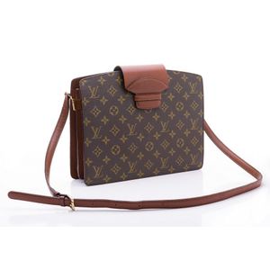 LV Monogram Trotteur Bag with Tan Leather Strap - Handbags & Purses -  Costume & Dressing Accessories