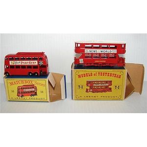 A Matchbox Models of Yesteryear Y-3 'E' Class Tram car plus a…