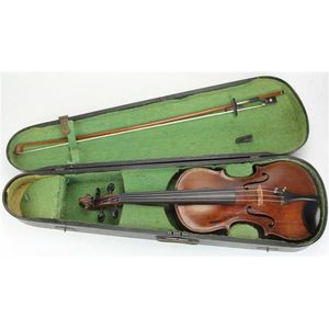 Baroque violin with original shorter neck, with antique wooden…
