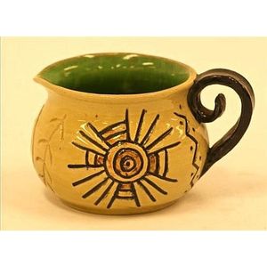 Allan Lowe (1907-2001) A glazed earthenware jug with incised…