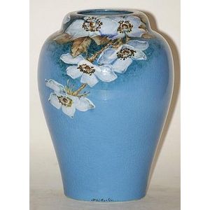 Daisy Merton (1889-1972) A Newtone pottery glazed ovoid vase,…