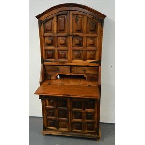 Provincial south American Arts & Crafts style bureau bookcase…