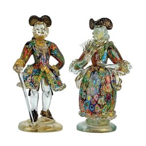 Venetian / Murano glass figures and figurines - price guide and values