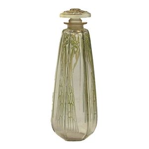 Rene Lalique Cyclamen Scent Bottle for Coty Perfume House - French - Glass