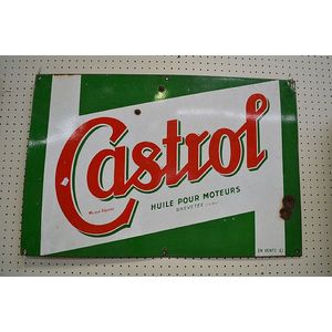 Vintage Castrol Enamel Sign - 90x59cm - Signage - Advertising