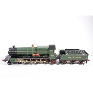 A gauge 2 live steam 4-6-0 GWR locomotive and tender 'Saint…
