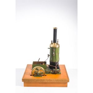 An engineer designed and hand built vertical steam engine…