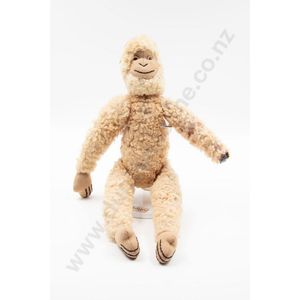 Vintage Sheepskin monkey soft toy possibly Australia being…